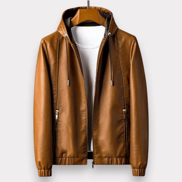 Weston Hooded Leather Jacket