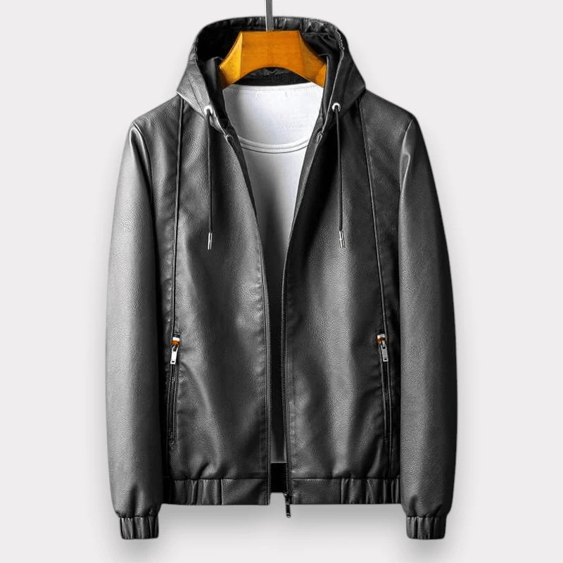 Weston Hooded Leather Jacket