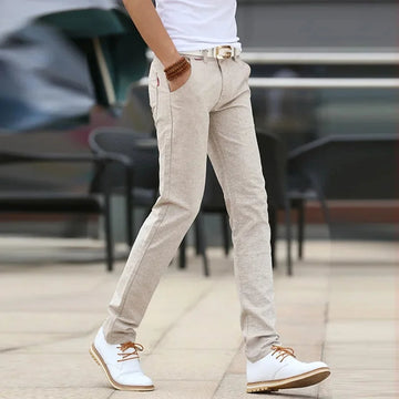 Veridian Linen Tailored Trouser