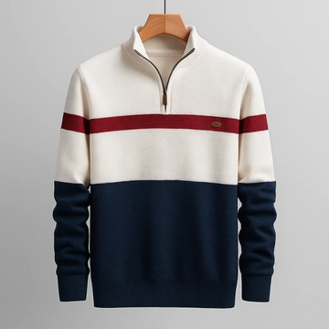 Windsor Striped Cotton Sweater