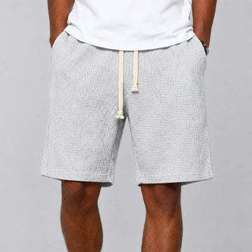 Gavin - Men's Relaxed Fit Waffle Shorts