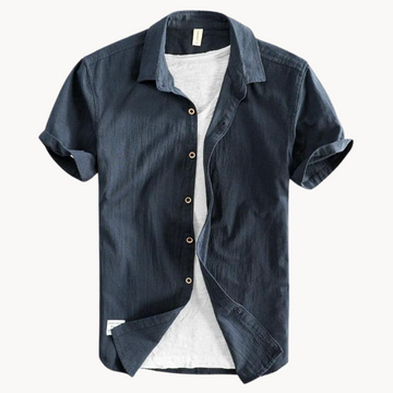 Valencia Short Sleeve Cotton Linen Shirt
