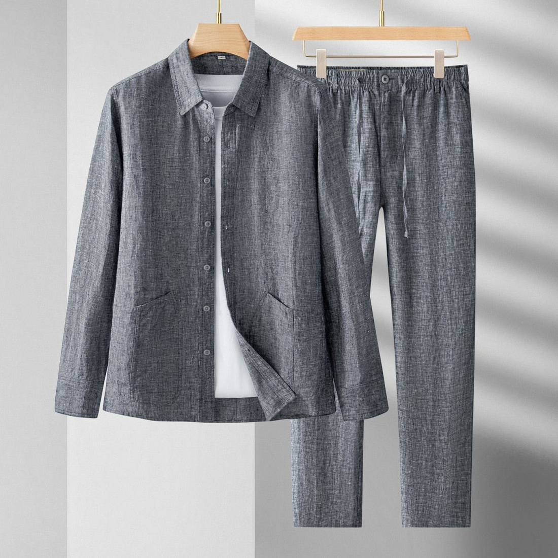Lusso Linen Chambray Set