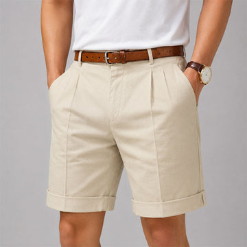Lance - Men's Tailored Cuffed Shorts