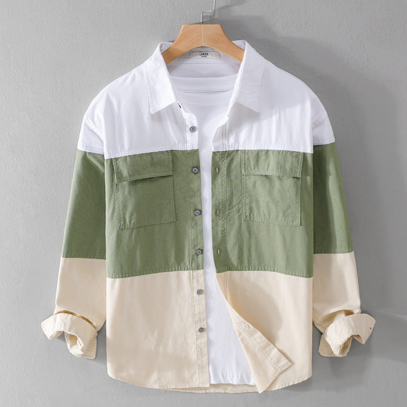Cooper Colorblock Cotton Shirt