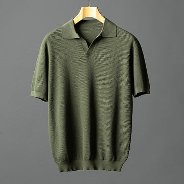 Domenico Cotton Knit Polo