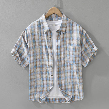 Camden Cotton Plaid Shirt