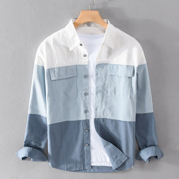 Cooper Colorblock Cotton Shirt