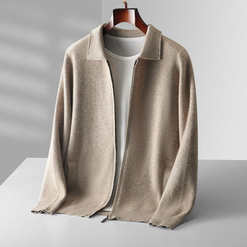 Marquez Wool Zip Cardigan