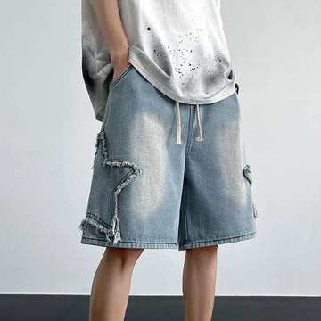 Harrison Washed Denim Shorts
