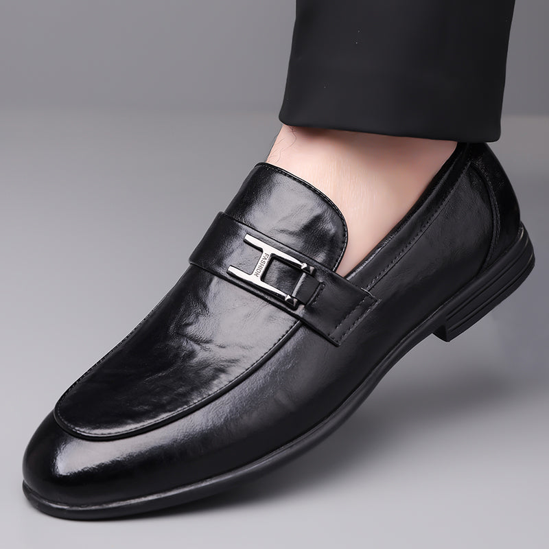 Heritage Crafted Leather Loafers