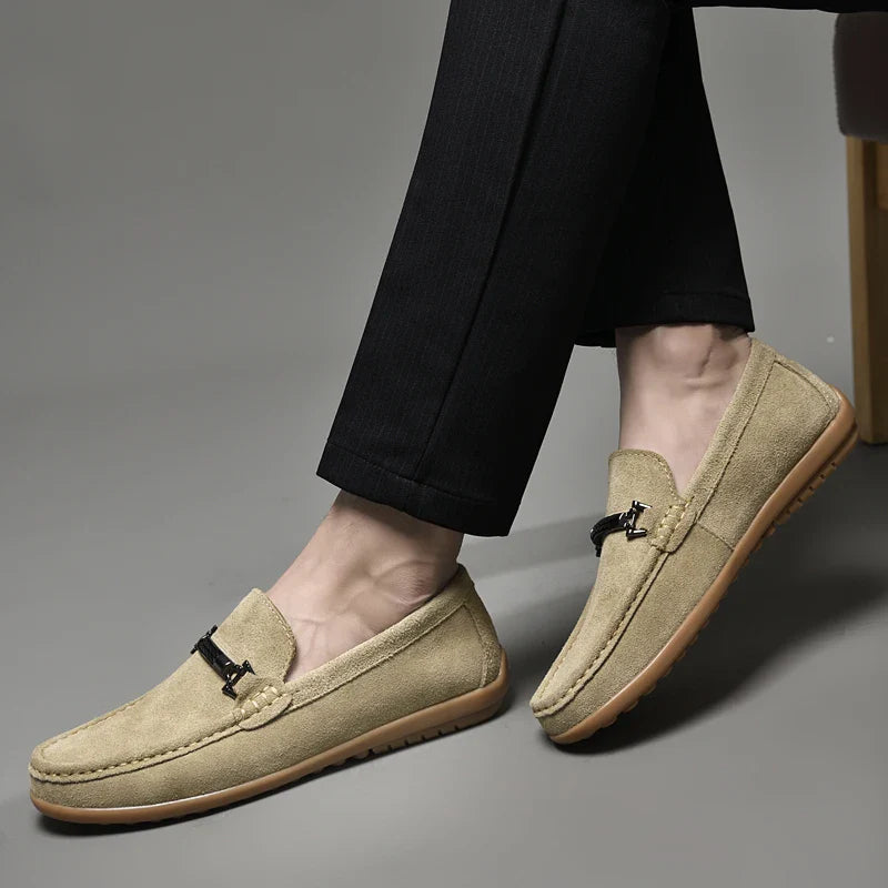 Valencia Soft Suede Slip-On Loafers