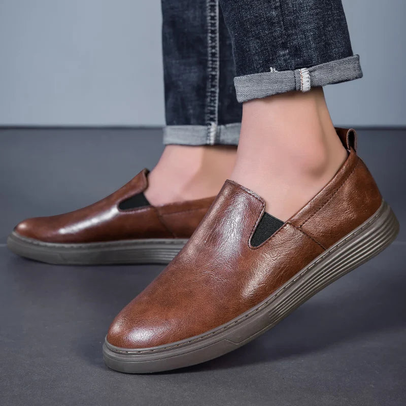 Regal Leather Slip-On Shoes