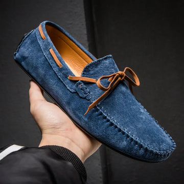 Verona Genuine Suede Slip-On Loafers