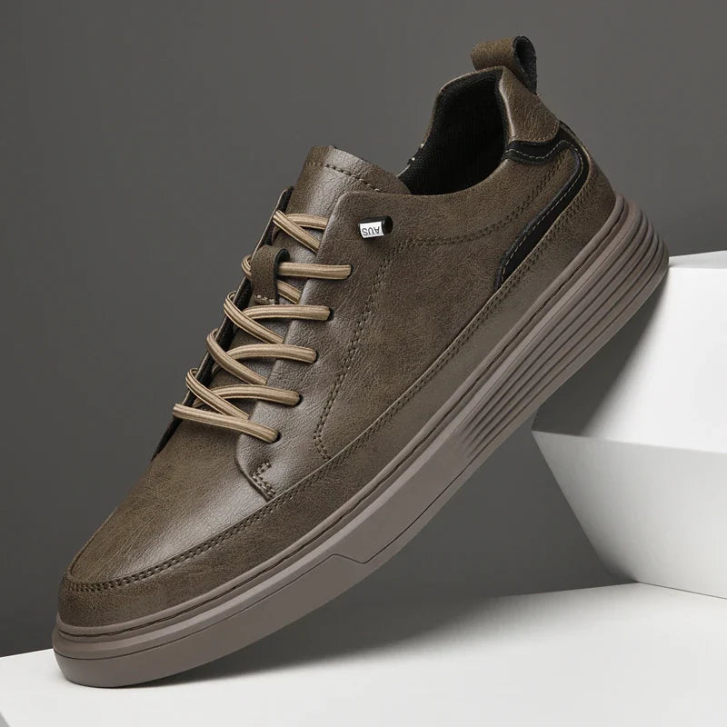 Heritage Crafted Leather Sneakers