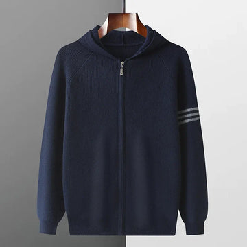 Aster Cashmere Zip Hoodie