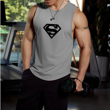 Athletic Graphic Muscle Tank Top