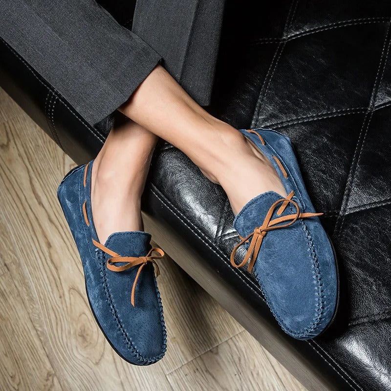 Verona Genuine Suede Slip-On Loafers