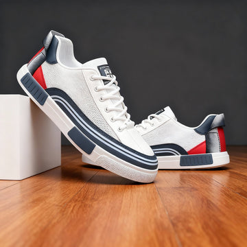 Men’s Casual Sneakers Lightweight Lace Up Walking Shoes