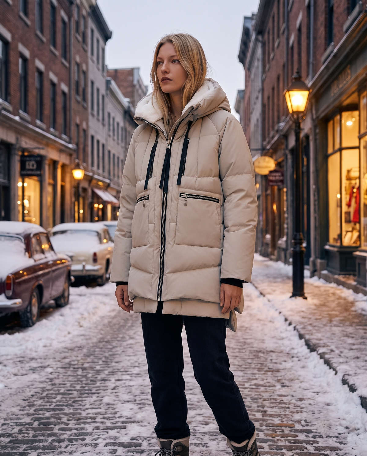 092 Universe Womens Thickened Down Jacket