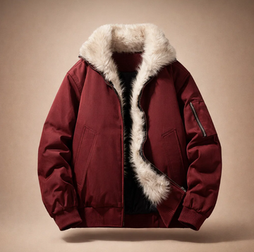 Carson Fur Bomber Jacket
