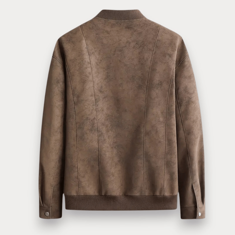 Modero Suede Bomber Jacket