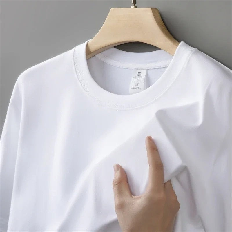 Relaxed Soft Cotton Crewneck T-Shirt