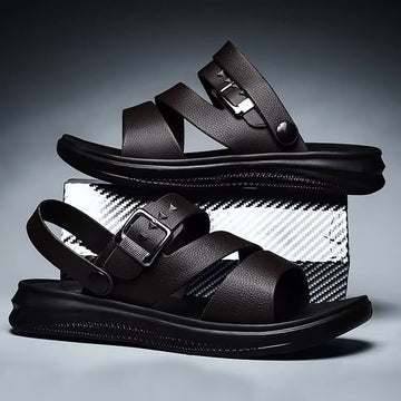Riviera Men's Cross-Strap Sandals